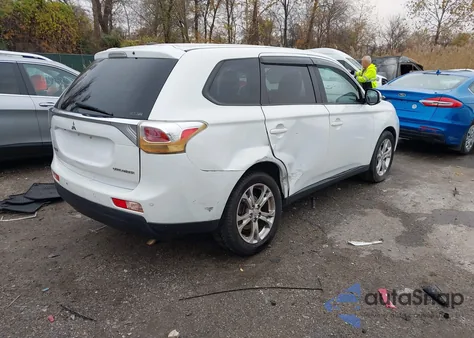 2014 Mitsubishi Outlander Se из США, поврежденный, VIN JA4AZ3A33EZ010880